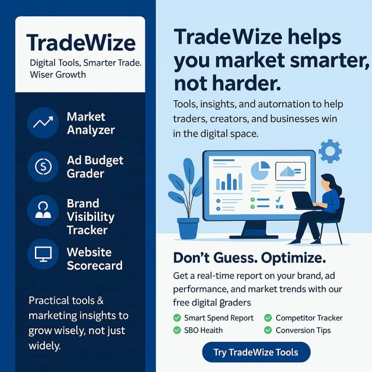 landing page TradeWize