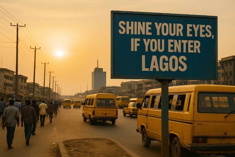 shine your eyes if you enter Lagos